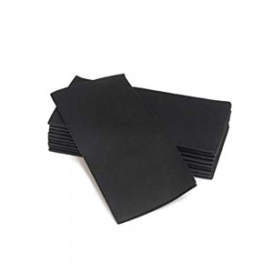 Χαρτοπετσέτες Airlaid 40x40cm ΜΑΥΡΕΣ 6x150φ 
