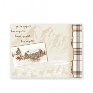Σουπλά χάρτινο  30x40cm. CHALET  αδιάβροχο  