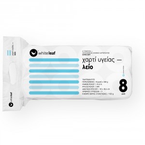 White Leaf ® Χαρτί Υγείας ρολό 160gr.λείο 2ply