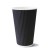 Χάρτινο ποτήρι γκοφρέ 12oz μαύρο 