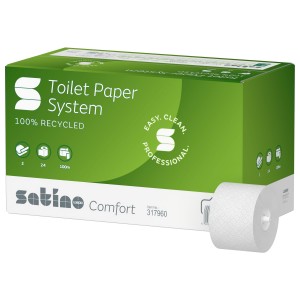 Χαρτί Yγείας Satino Jumbo Roll 100m 2ply JT3 24ρολά