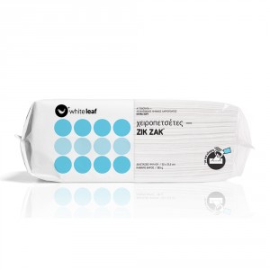 White Leaf ® Χειροπετσέτες μιας χρήσης ΖΙΚ ΖΑΚ 1ply